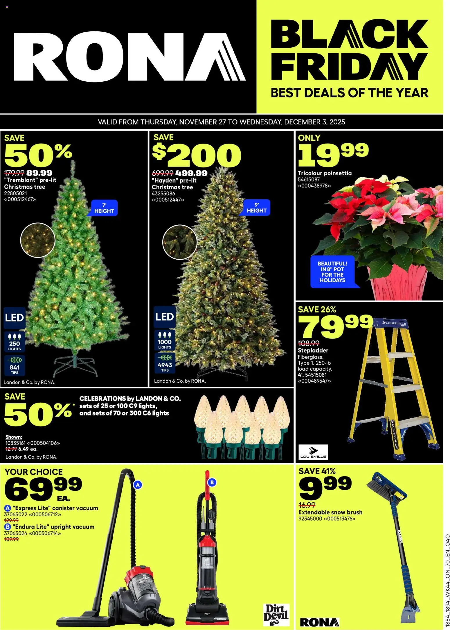 Rona Black Friday Flyer - page 1- valid from Nov 27, 2025