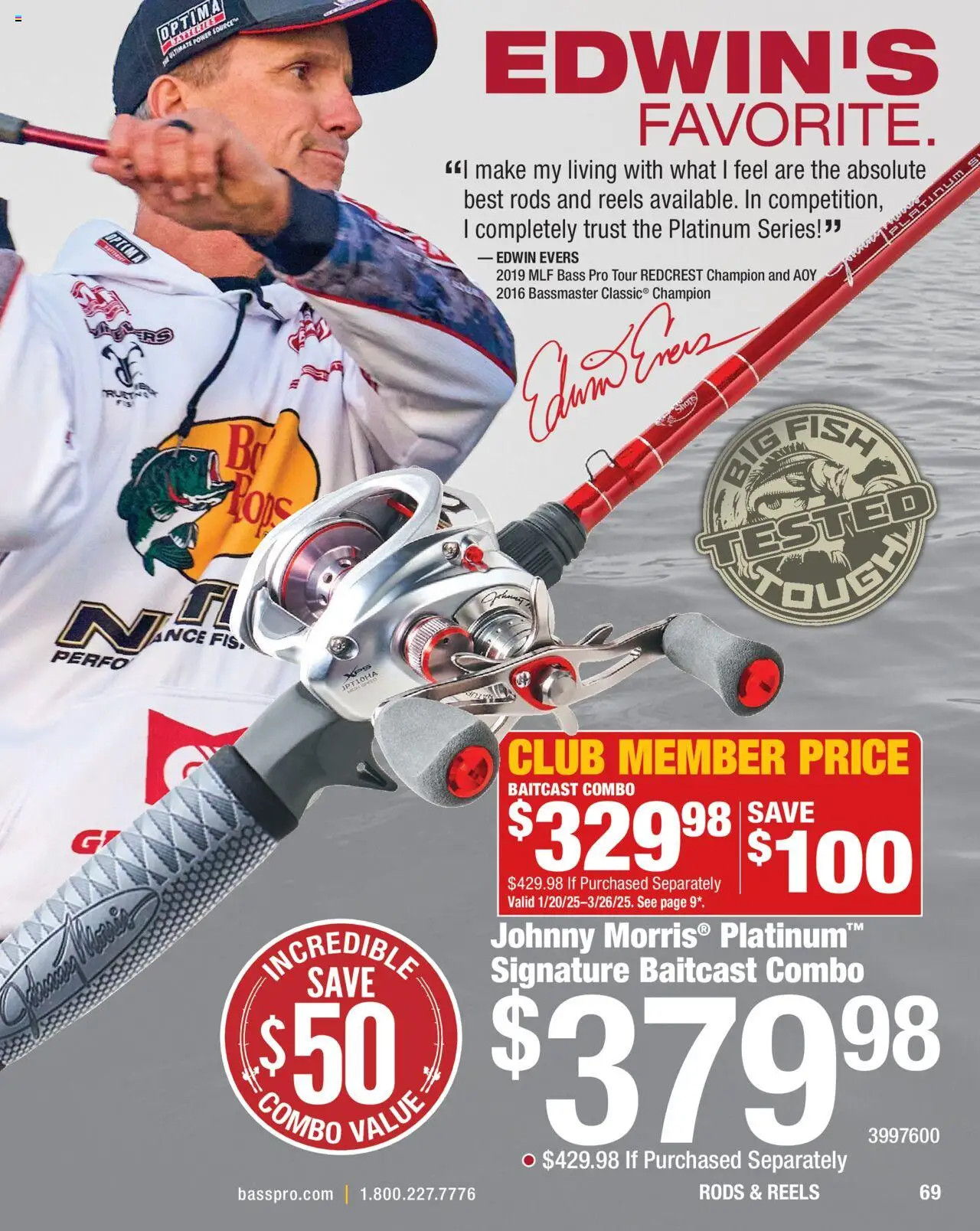 Cabela's Spring Fishing Master 25 - page 69- valid from 01/27/2025