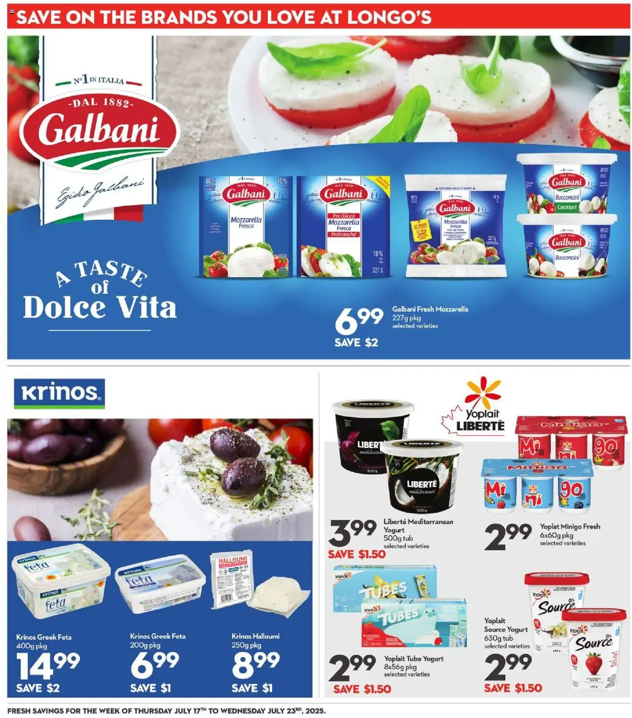 Longo's weekly flyer / circulaire - page 17- valid from Jul 17, 2025