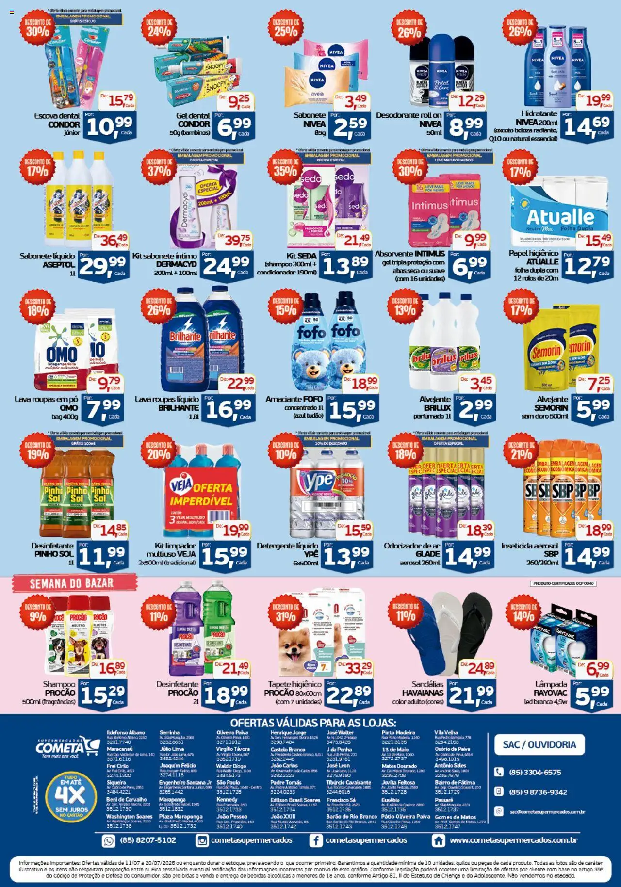 Cometa Supermercados - Ofertas Dezenal - página 4- válido a partir de 11/07/2025
