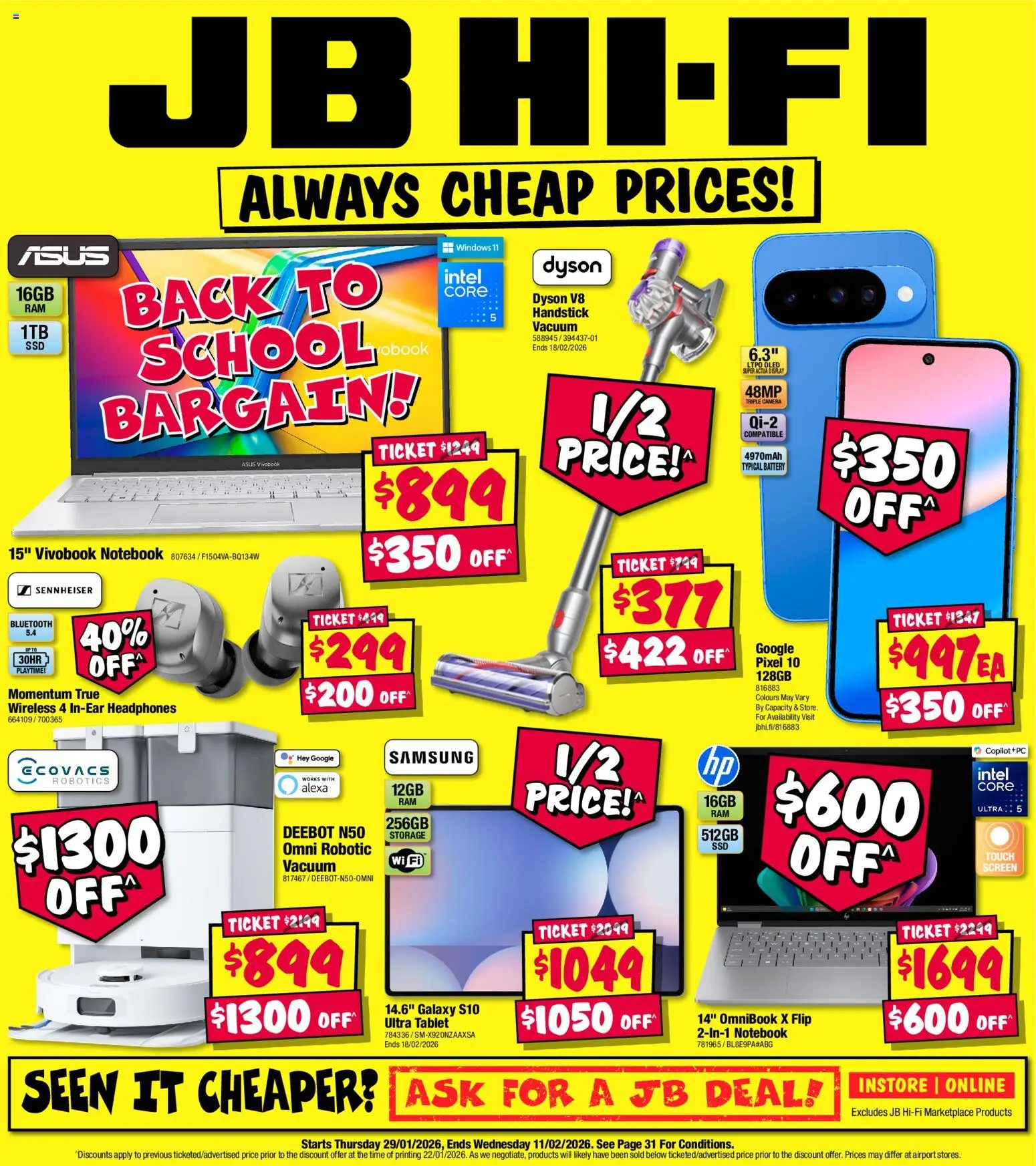 JB Hi-Fi  Catalogue  - page 1- valid from 29/01/2026