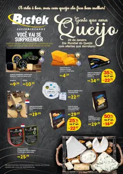 Pré-visualização Bistek Supermercados - Ofertas Dia Mundial do Queijo  válida a partir de 20/01/2026