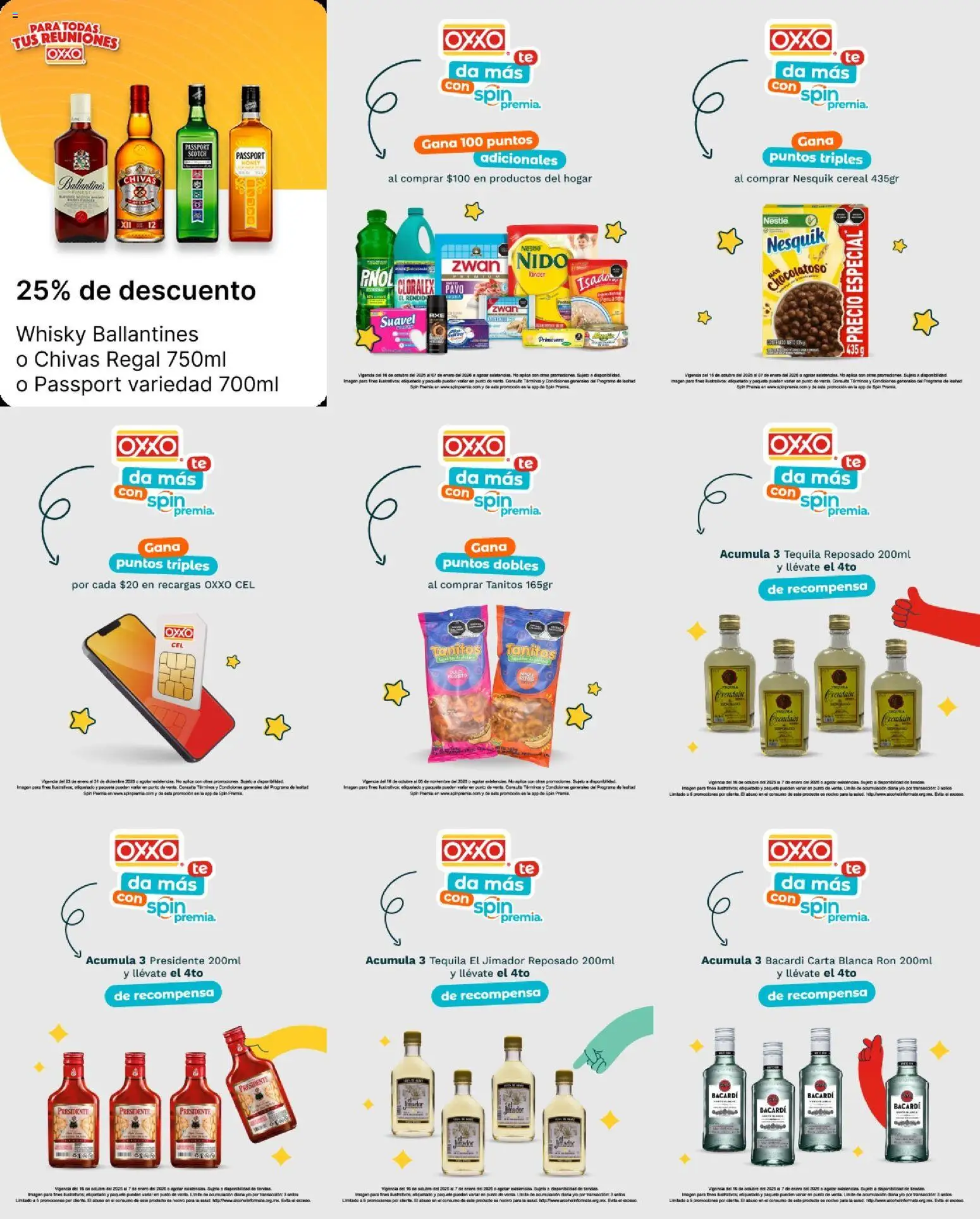 OXXO folleto - página 1- válido desde 16/10/2025