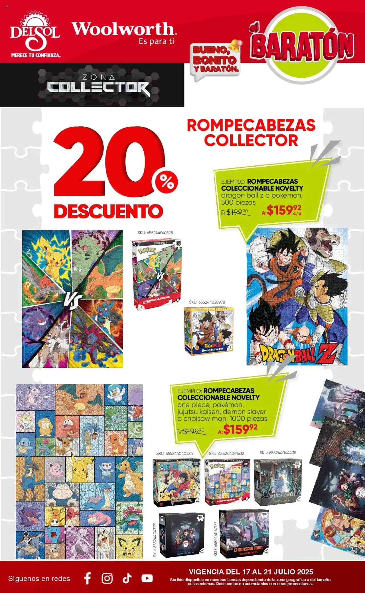 Del Sol y Woolworth - Catálogo Llegó el Baratón - página 23- válido desde 17/07/2025