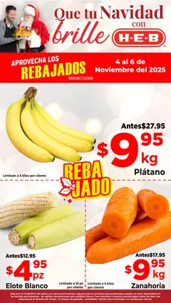 H-E-B folleto Aprovecha los Rebajalos válido desde 04/11/2025