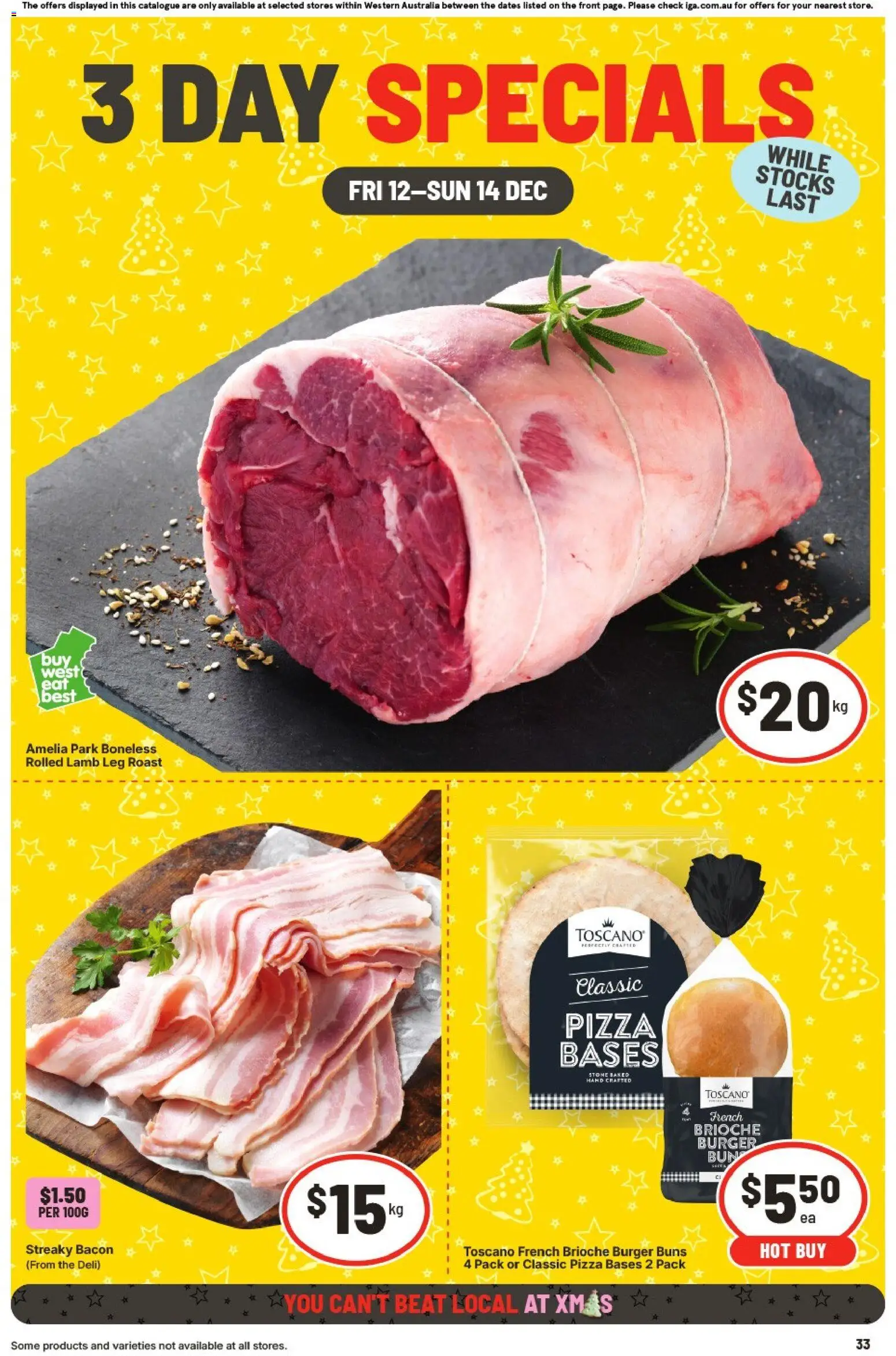 IGA - 3 Day Specials WA - page 1- valid from 12/12/2025