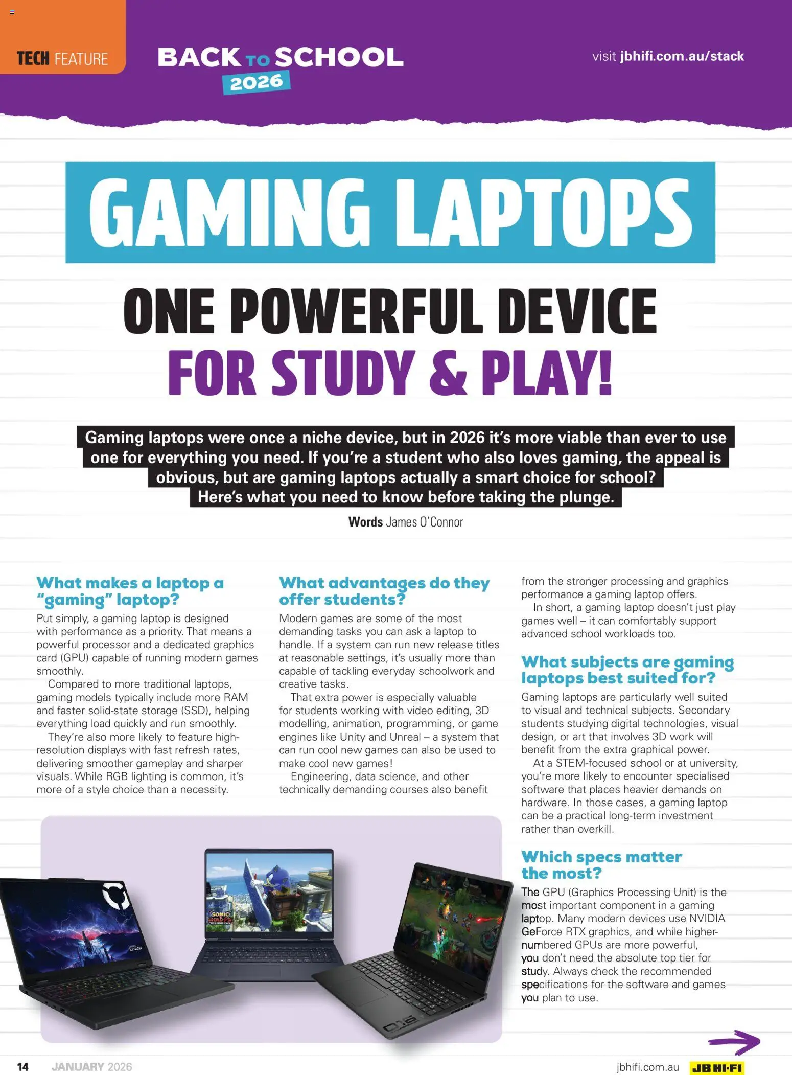 JB Hi-Fi STACK - page 60- valid from 01/01/2026