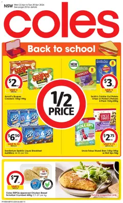 Coles catalogue preview - valid from 22/04/2026