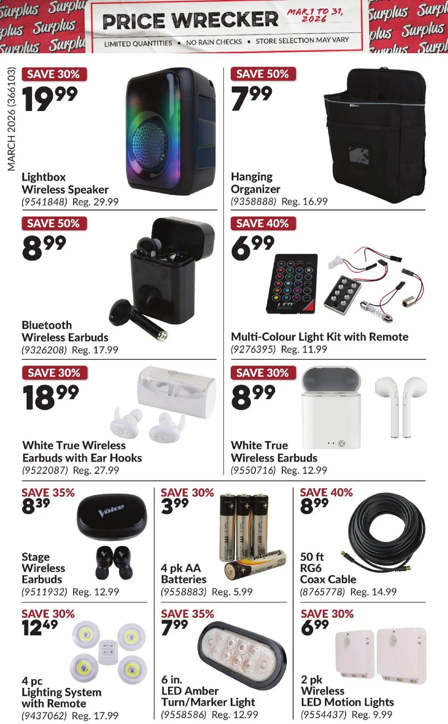 Princess Auto flyer - Price Wrecker - page 3- valid from Mar 1, 2026