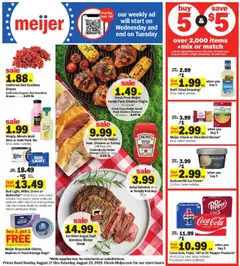Preview Meijer Weekly Ad valid from 08/17/2025