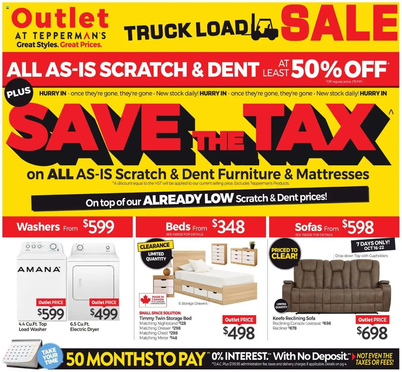 Tepperman's outlet - page 1- valid from Oct 16, 2025