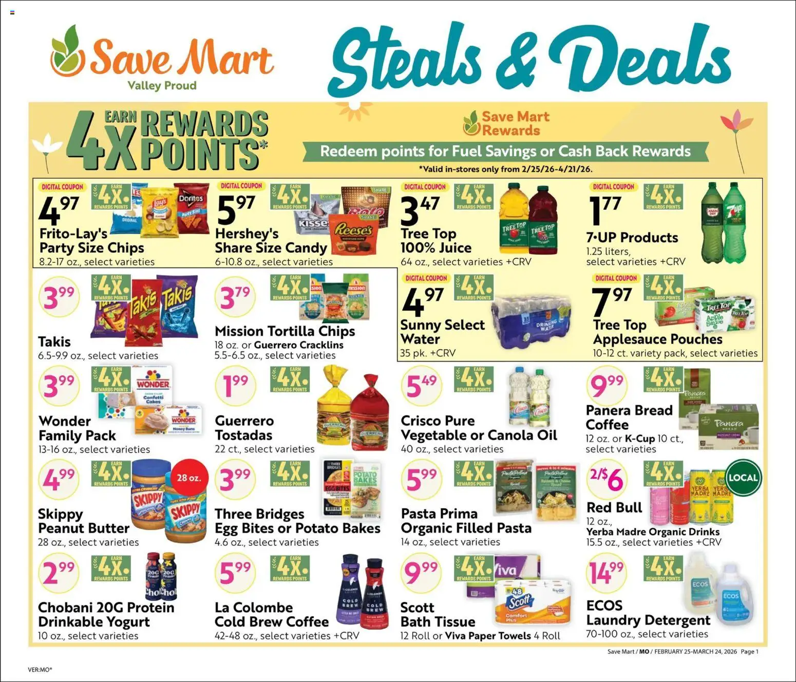Save Mart Big Book of Savings - page 1- valid from 02/25/2026