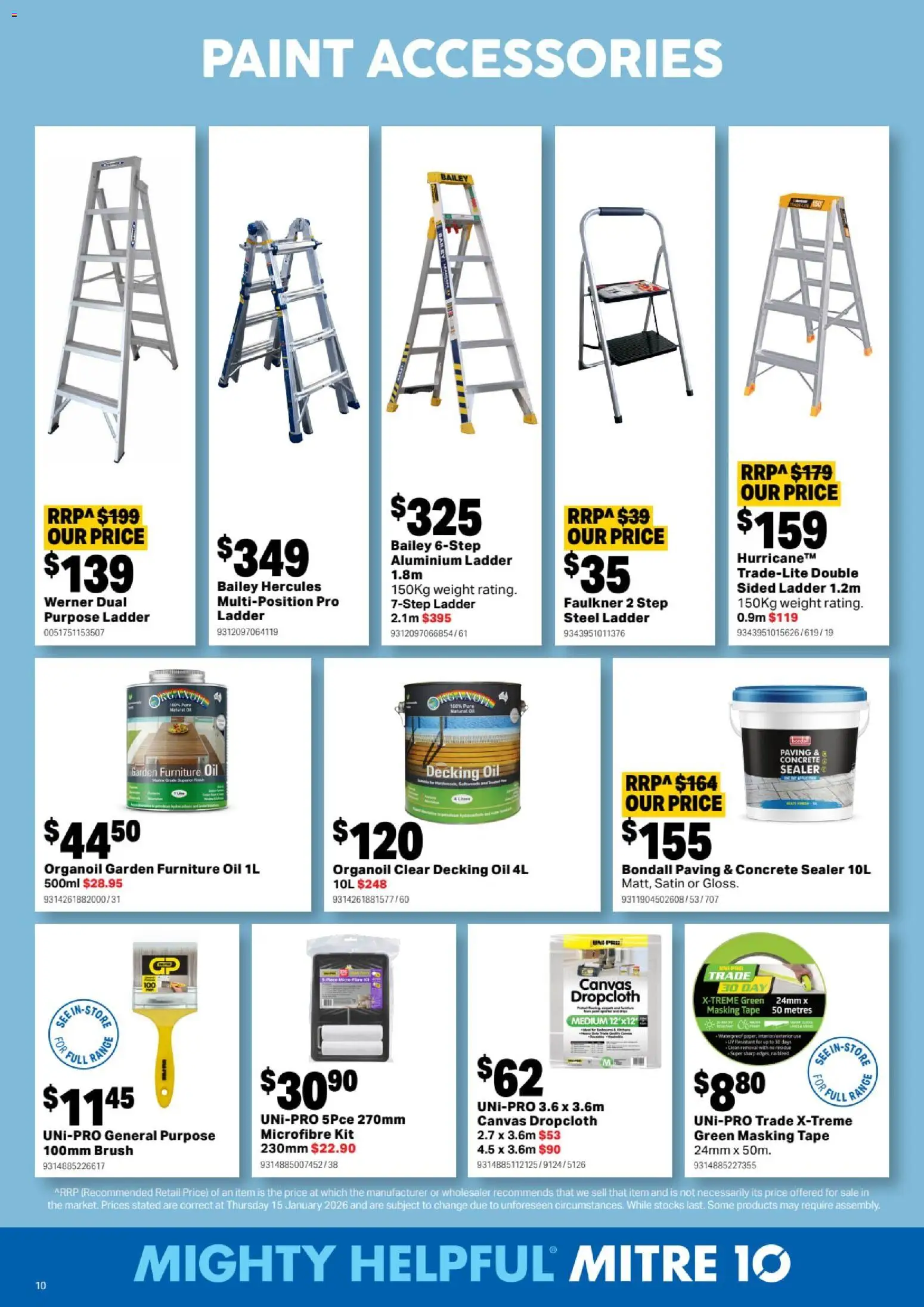 Mitre 10 Catalogue  - page 10- valid from 25/02/2026