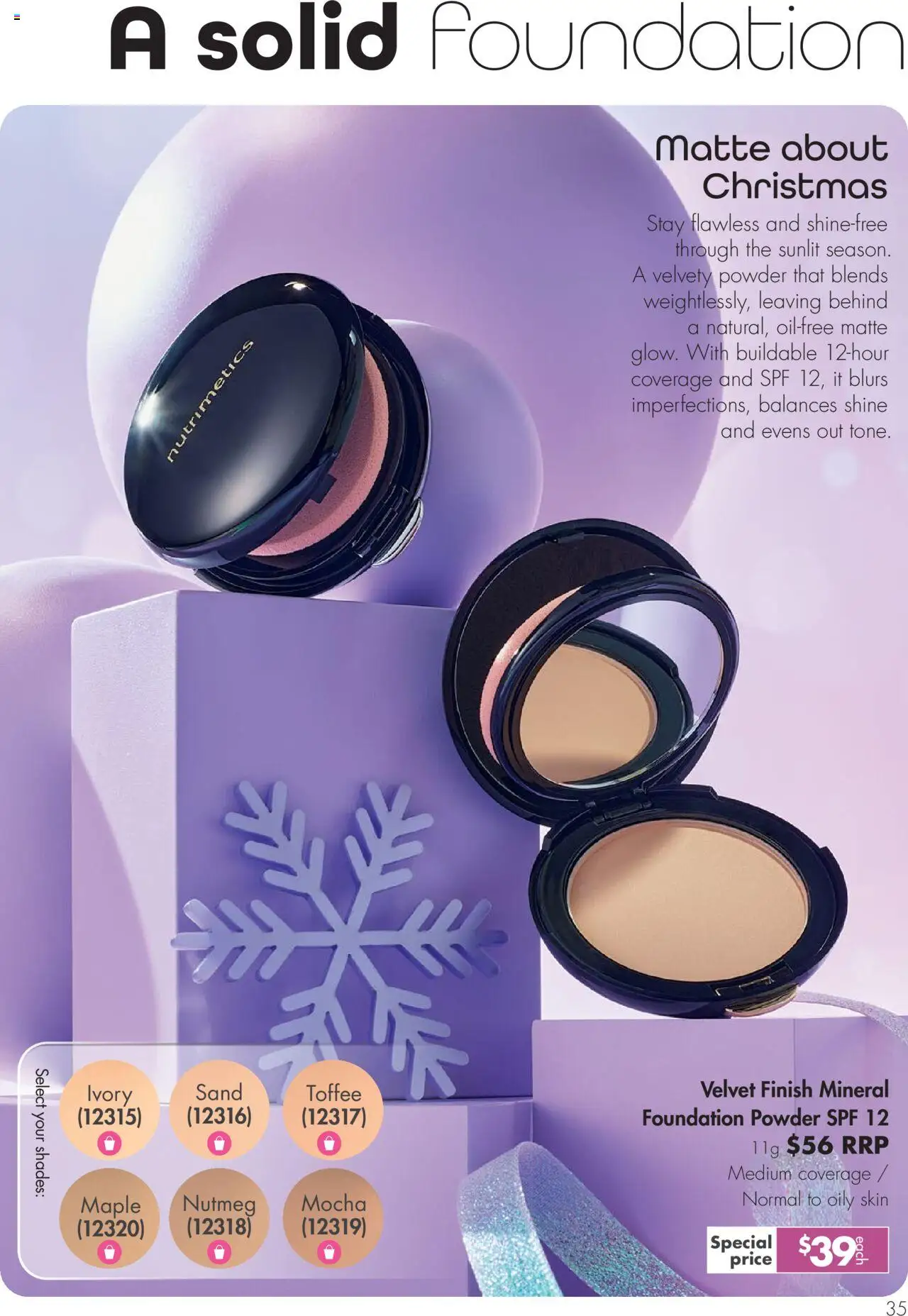 Nutrimetics Catalogue Holiday magic - page 39- valid from 12/10/2025