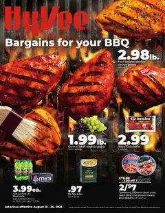 Preview HyVee Weekly Ad valid from 08/18/2025