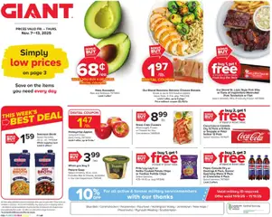 Preview Giant Weekly Ad valid from 11/07/2025