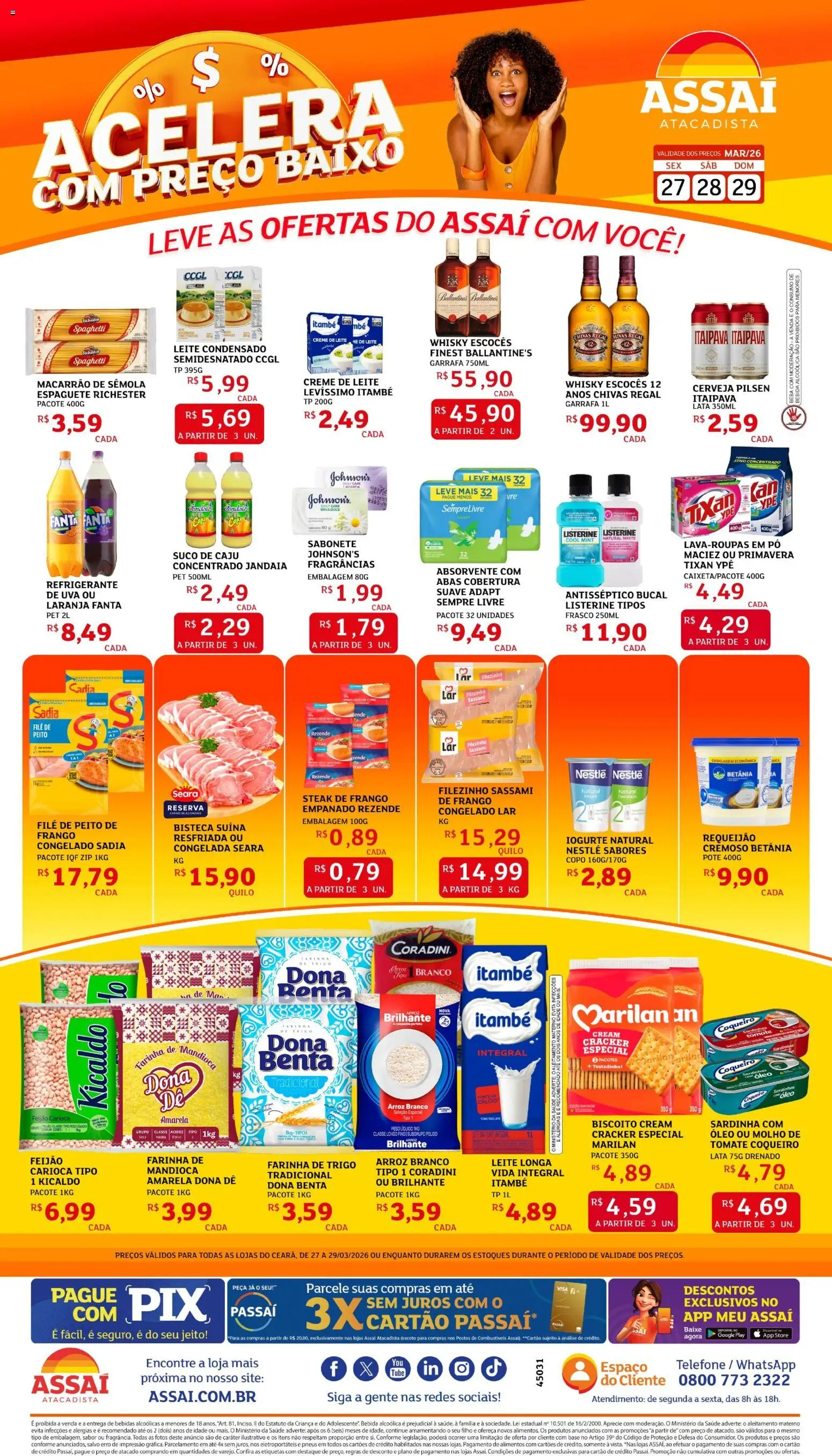 Assaí Atacadista ofertas - página 1- válido a partir de 27/03/2026
