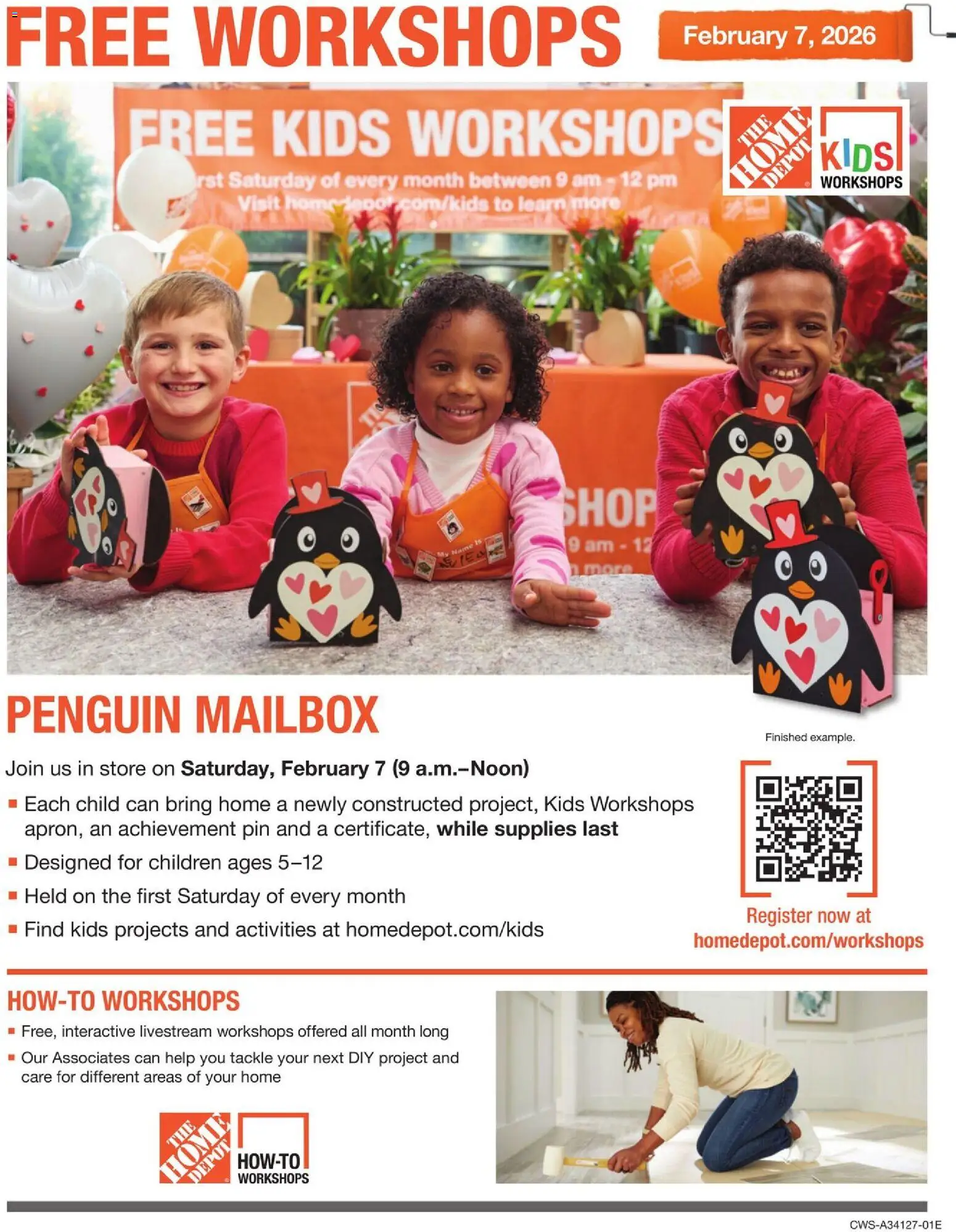 Home Depot Kids Workshops - page 1- valid from 01/31/2026
