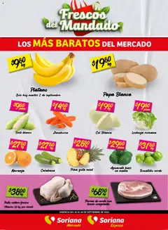 Soriana - Frescos del Mandado Mercado BCS, Son y Sin válido desde 02/09/2025