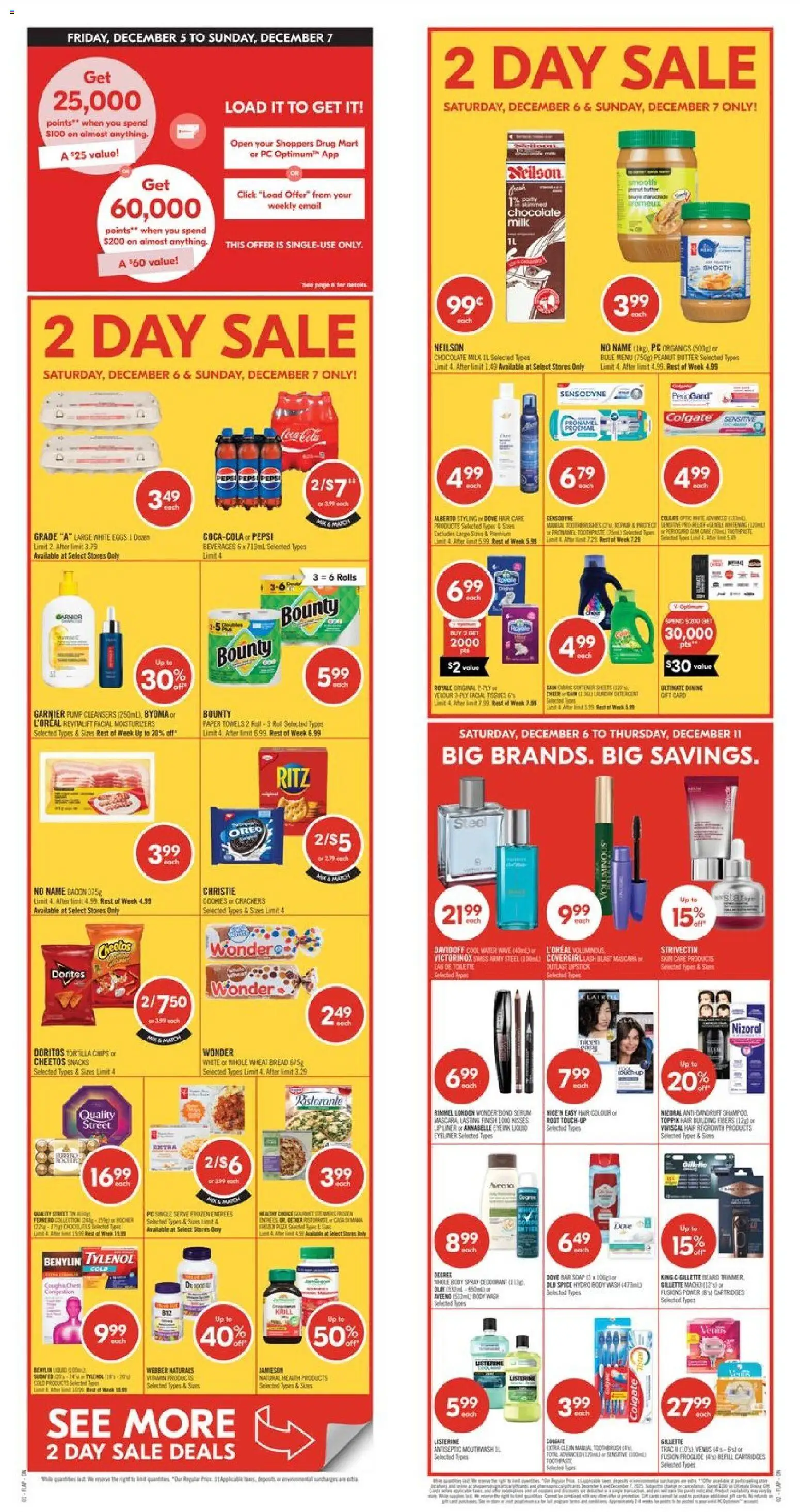 Shoppers weekly flyer / circulaire - page 1- valid from Dec 6, 2025