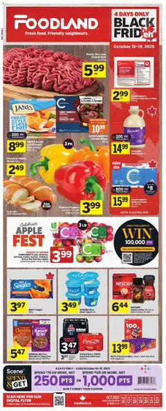 Preview Foodland weekly flyer / circulaire valid from Oct 16, 2025