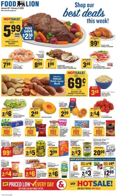 Preview Food Lion Weekly Ad valid from 01/28/2026
