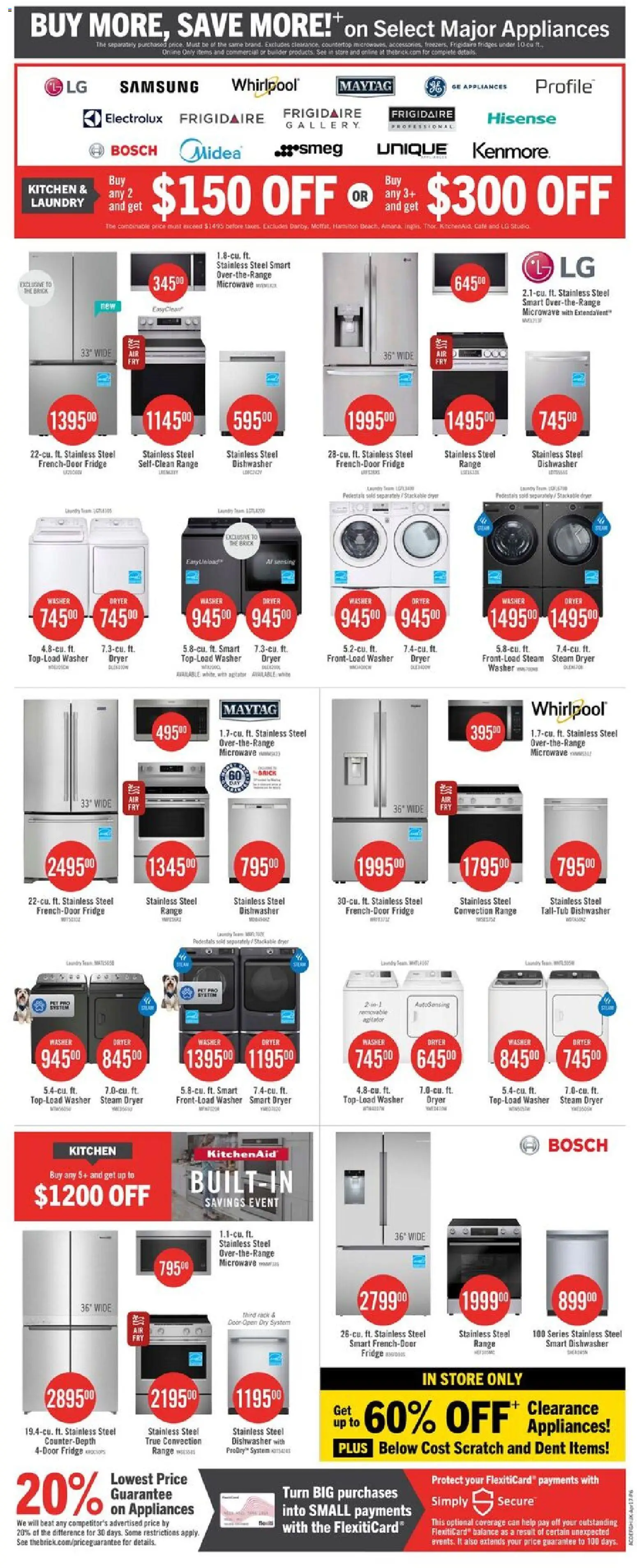 The Brick weekly flyer / circulaire - page 8- valid from Apr 17, 2026