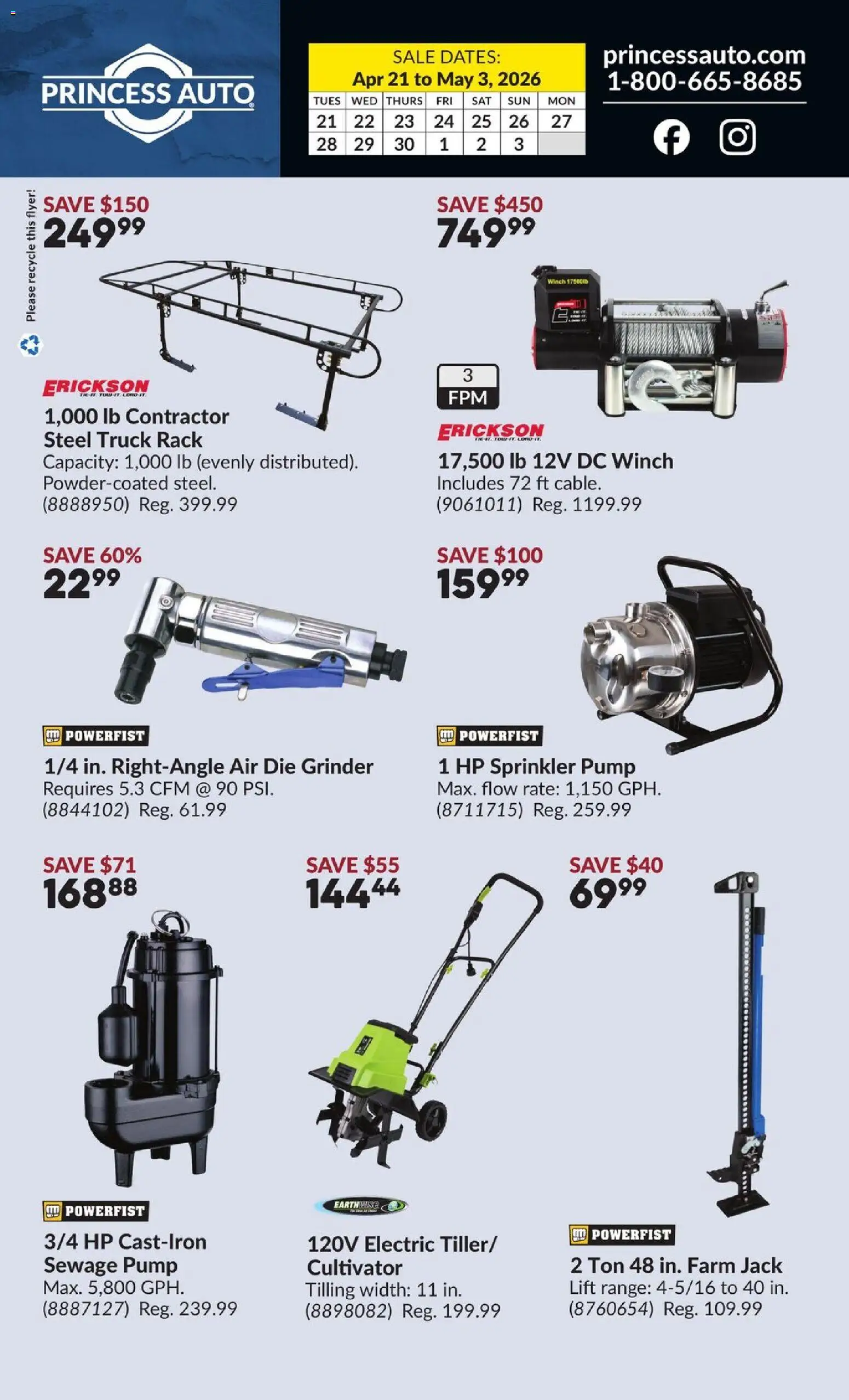 Princess Auto flyer - 2 Week Sale! - page 2- valid from Apr 21, 2026