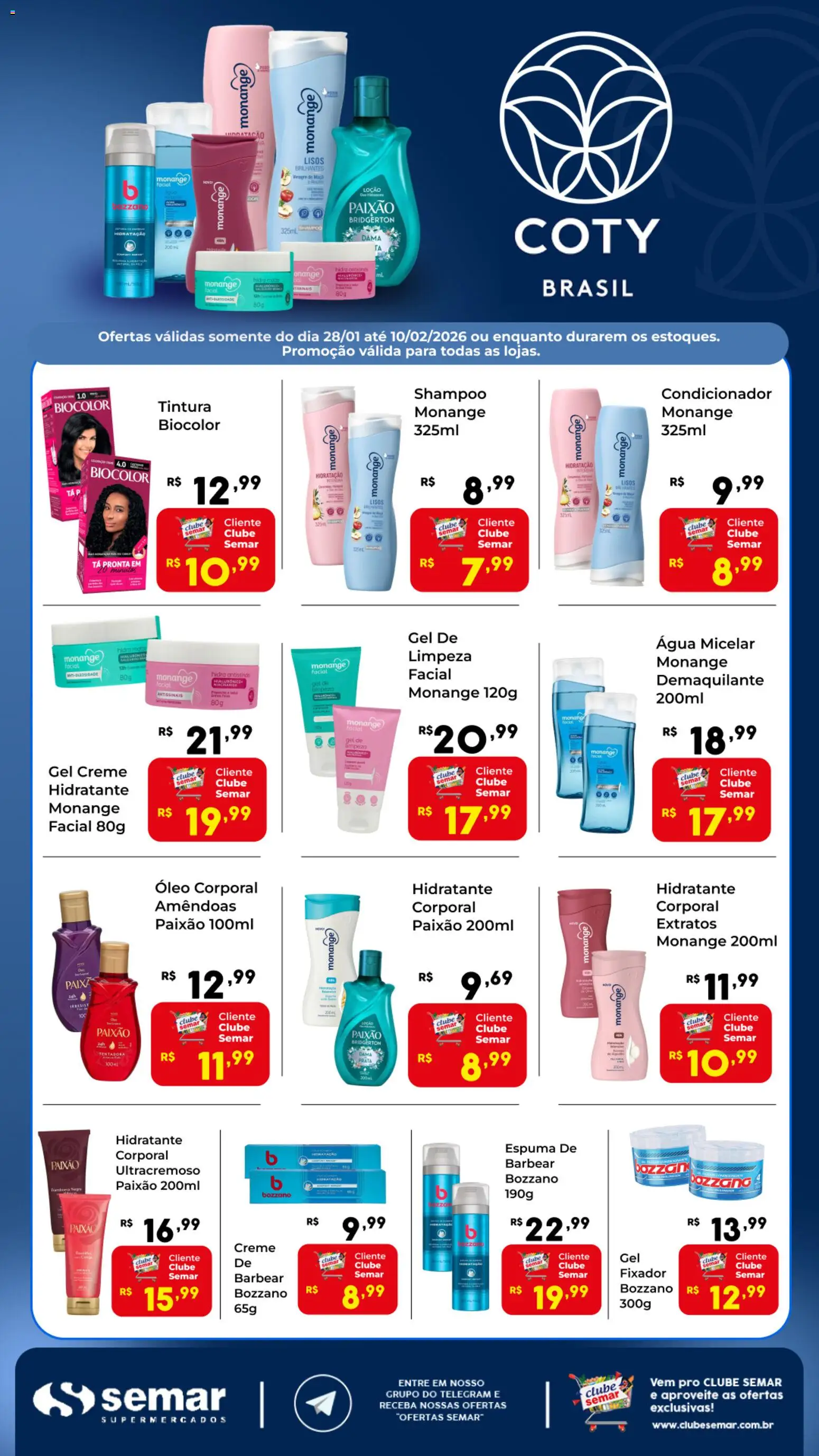 Semar Supermercado - Ofertas COTY - página 1- válido a partir de 28/01/2026
