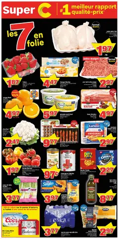 Preview Super C weekly flyer / circulaire valid from Jan 22, 2026
