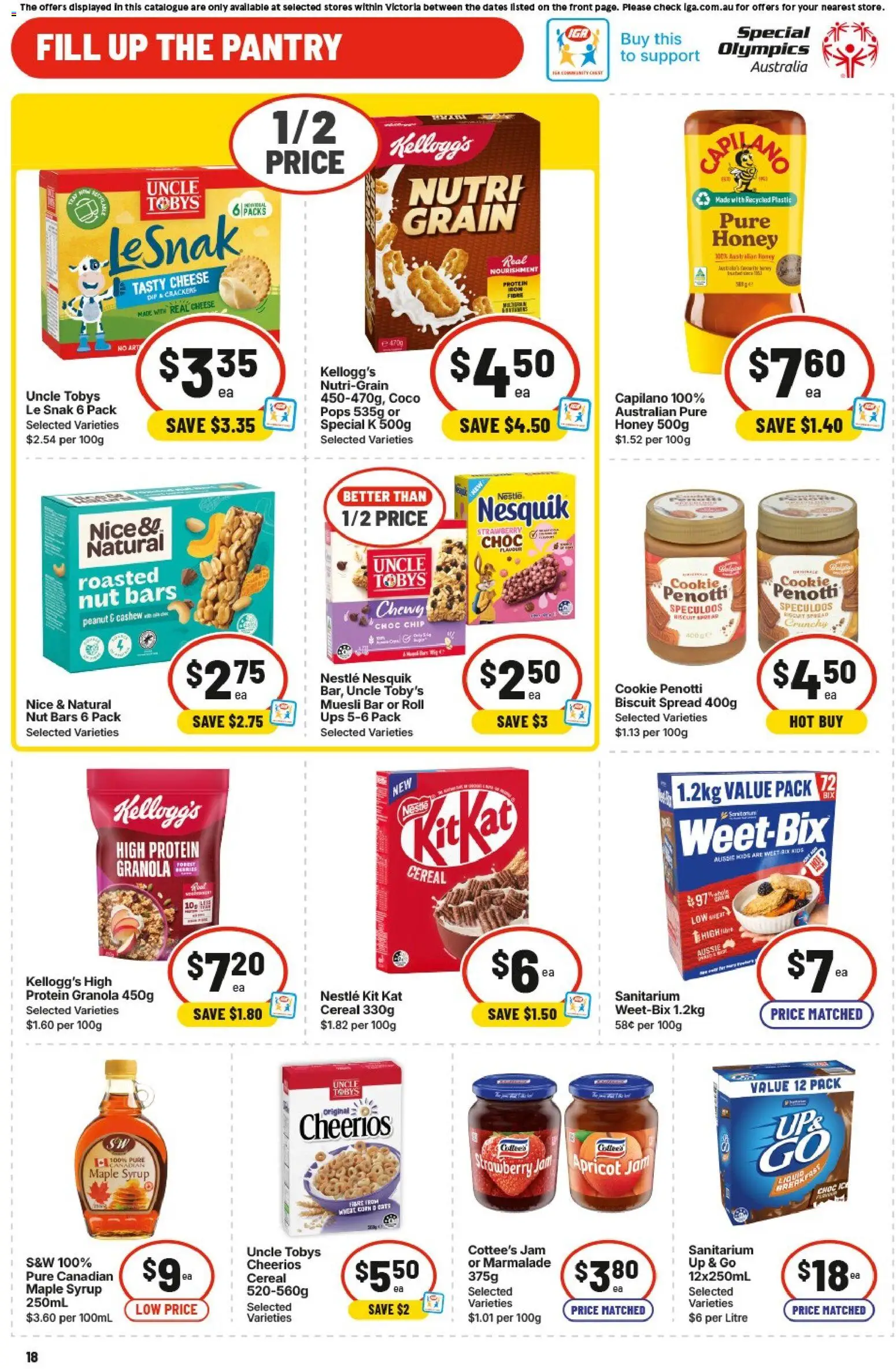 IGA catalogue  - page 18- valid from 29/04/2026
