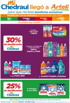 Arteli folleto MiChedraui válido desde 09/01/2026
