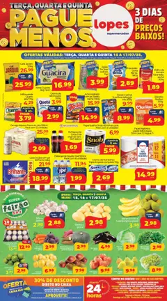 Pré-visualização Lopes Supermercados - Ofertas da semana válida a partir de 15/07/2025