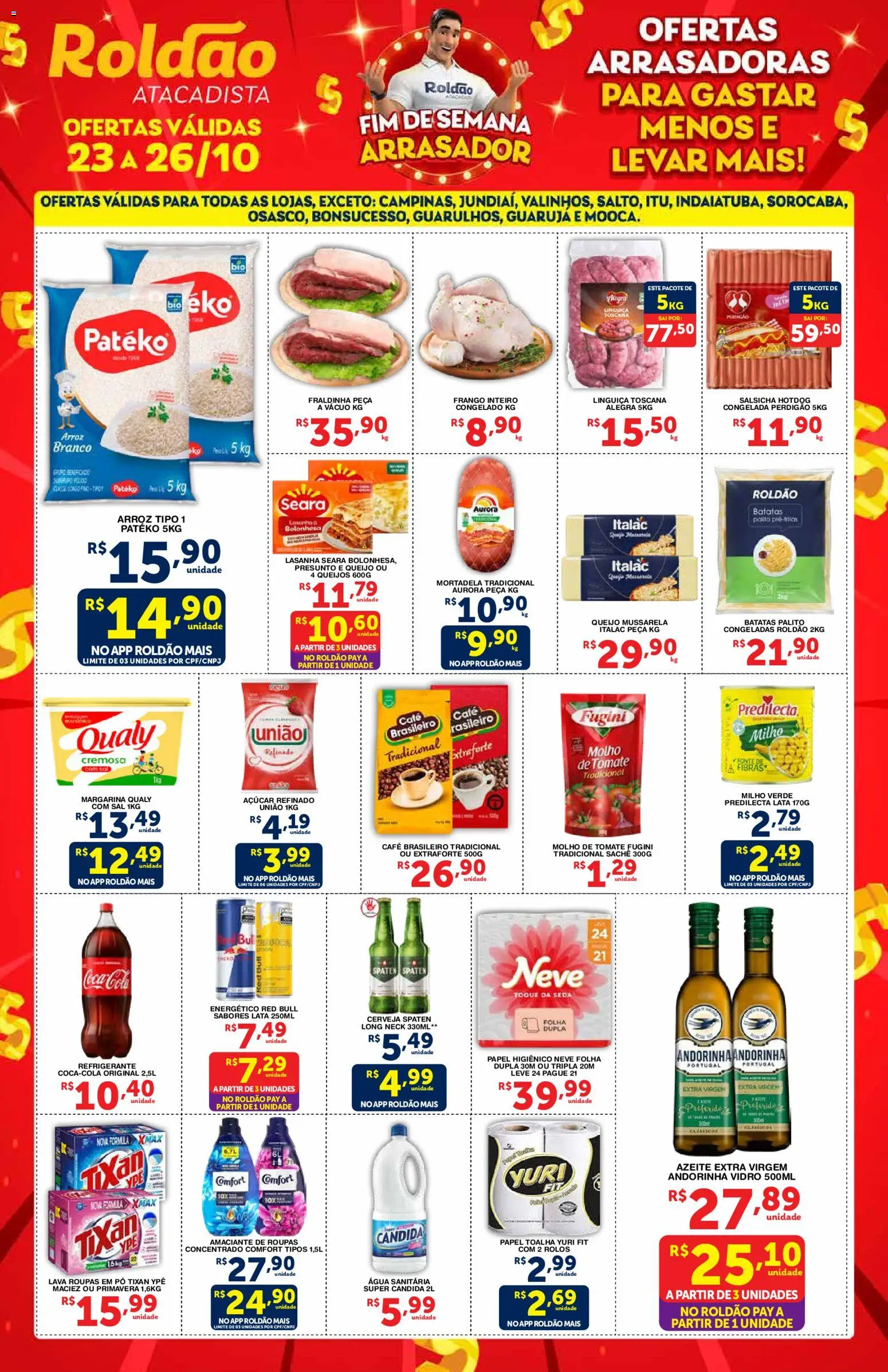 Roldão - Ofertas Fim de Semana Arrasador - página 1- válido a partir de 23/10/2025
