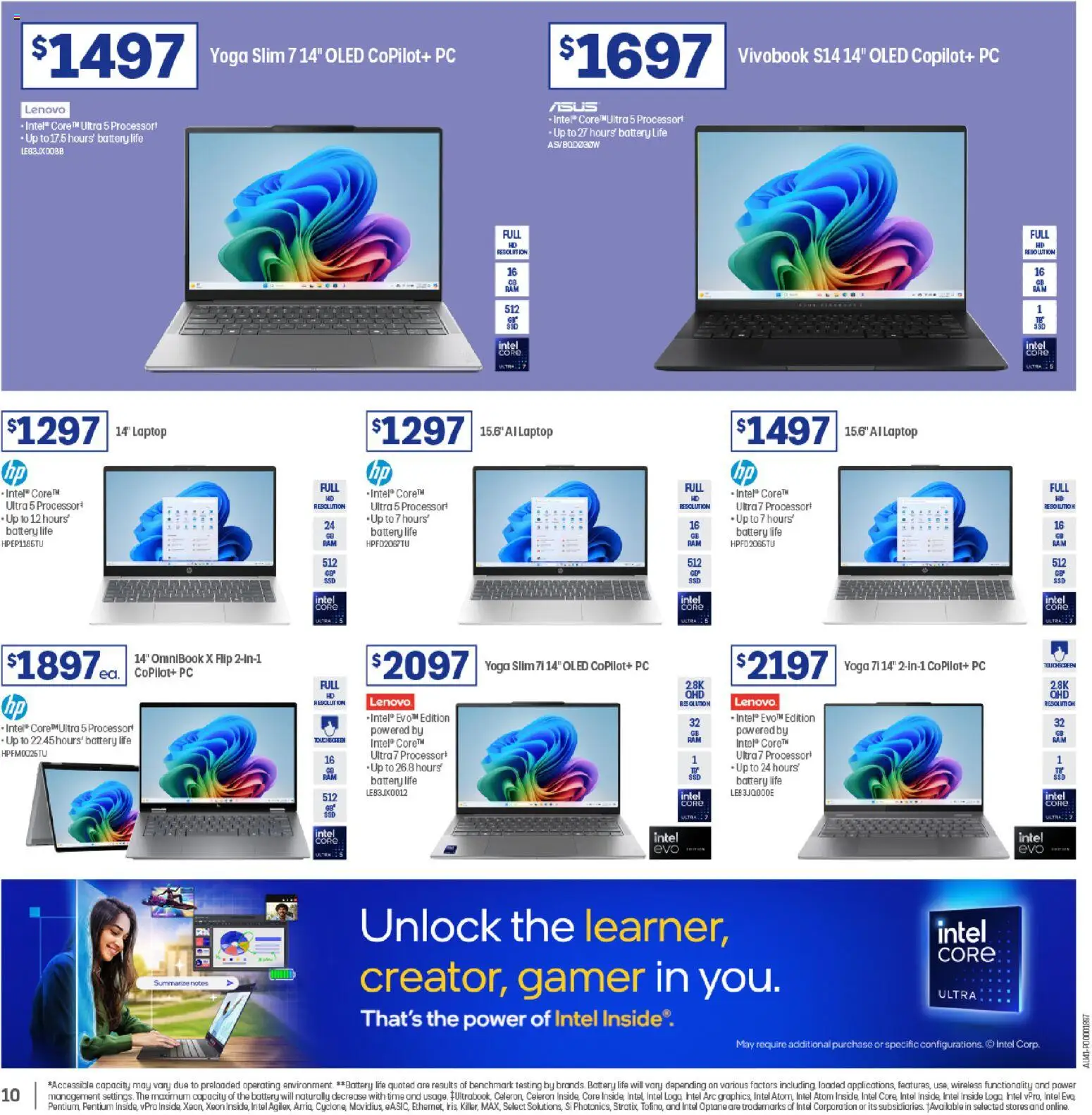 Officeworks catalogue  - page 10- valid from 31/03/2026