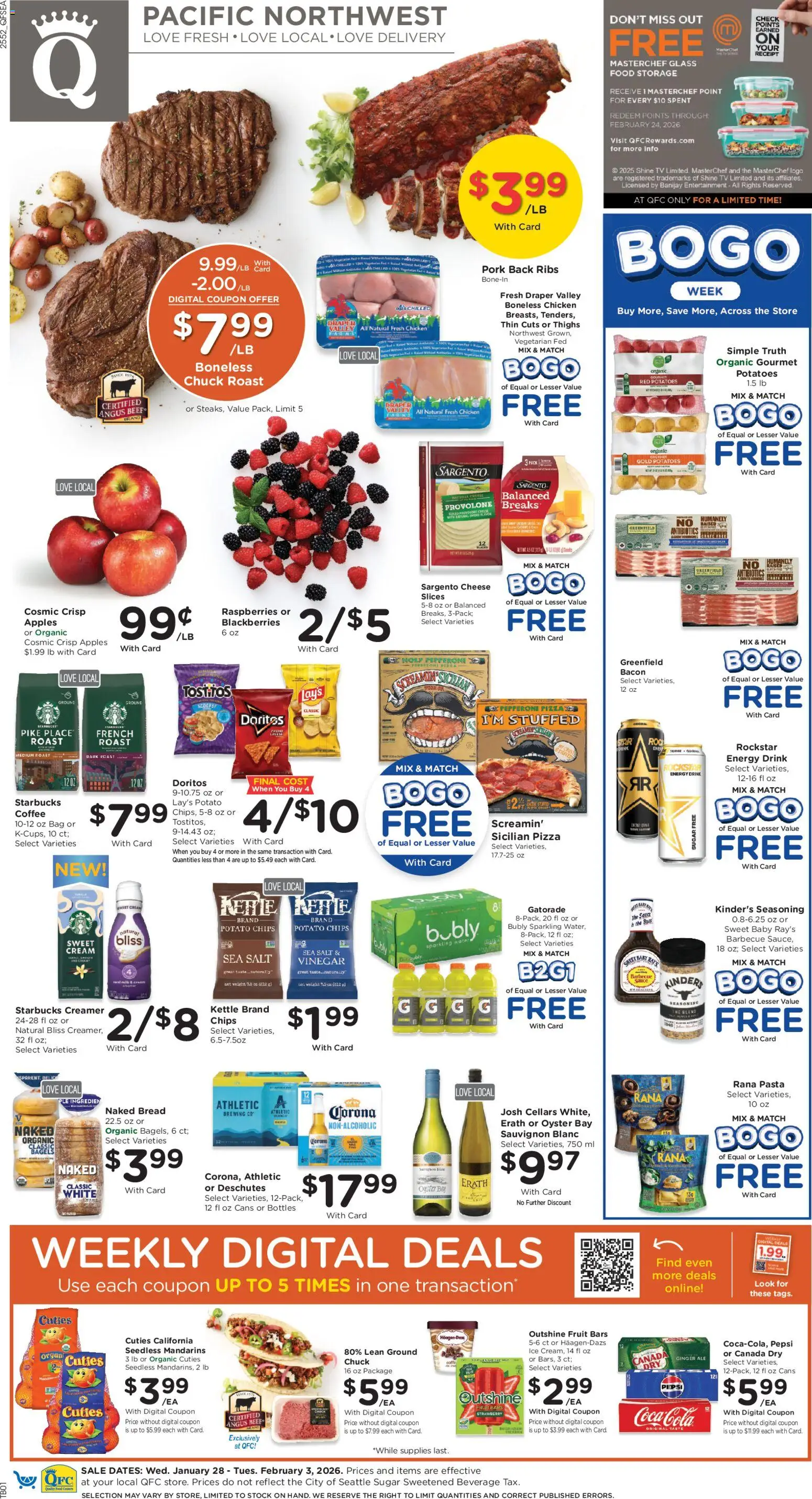 QFC Weekly Ad - WA - page 1- valid from 01/28/2026