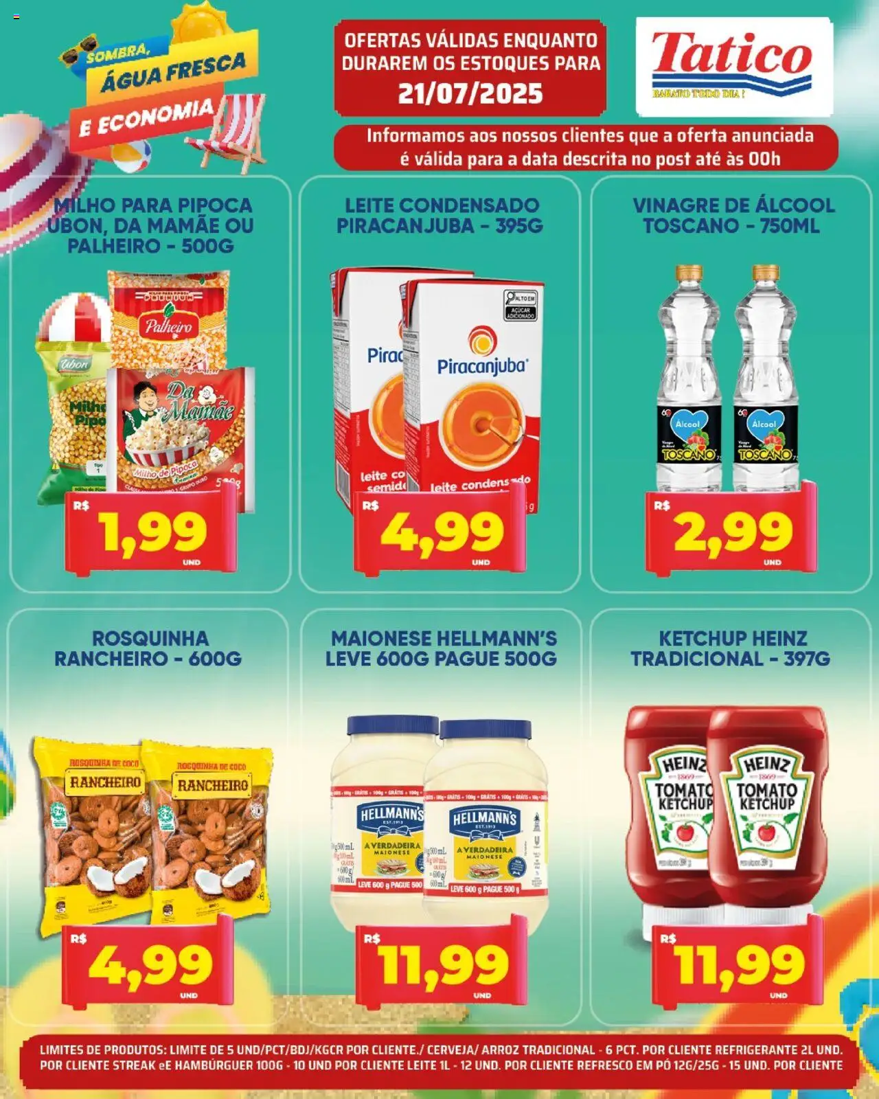 Tatico - Ofertas do Dia - página 4- válido a partir de 21/07/2025

