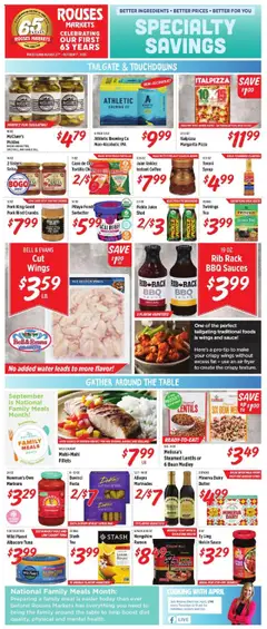Preview Rouses Specialty Savings valid from 08/27/2025