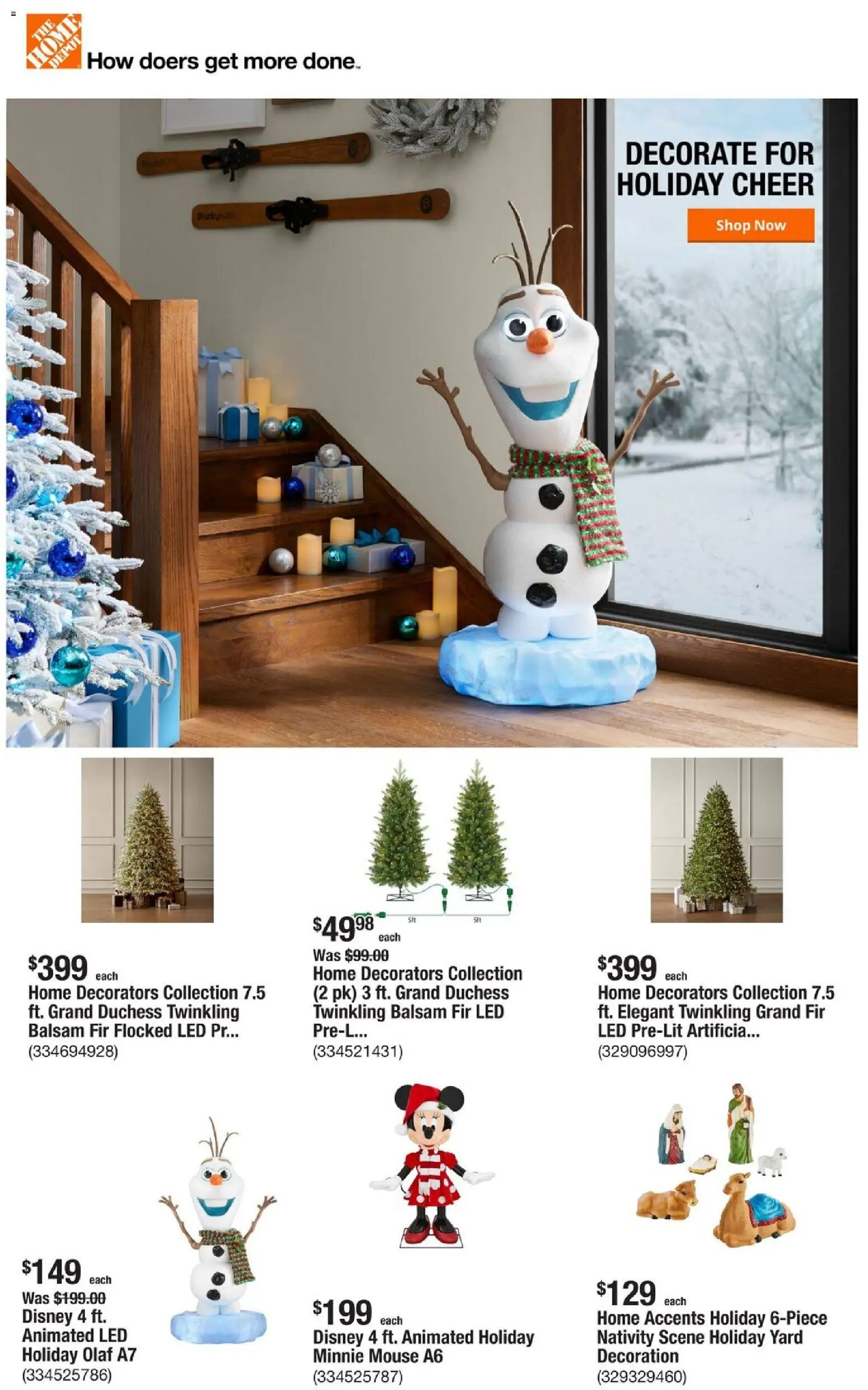 Home Depot Weekly Ad - CA - page 1- valid from 12/04/2025