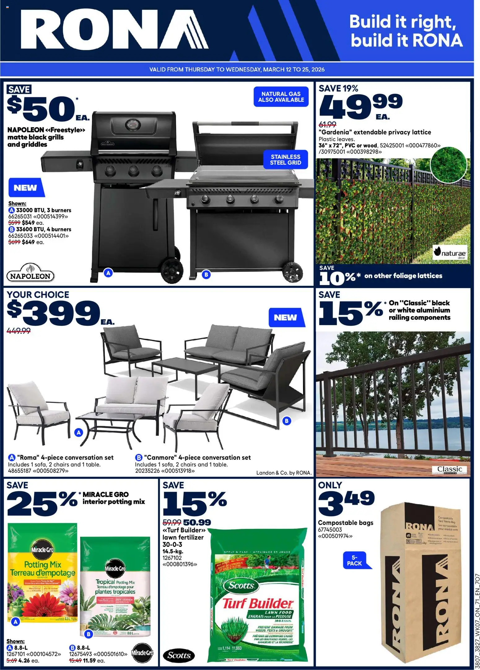 Rona weekly flyer - page 1- valid from Mar 12, 2026