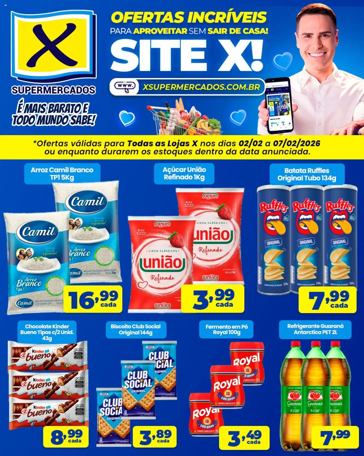 X Supermercados - Ofertas Online - página 1- válido a partir de 02/02/2026
