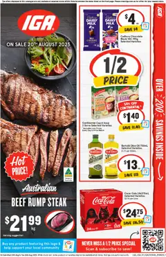 IGA catalogue preview - valid from 20/08/2025
