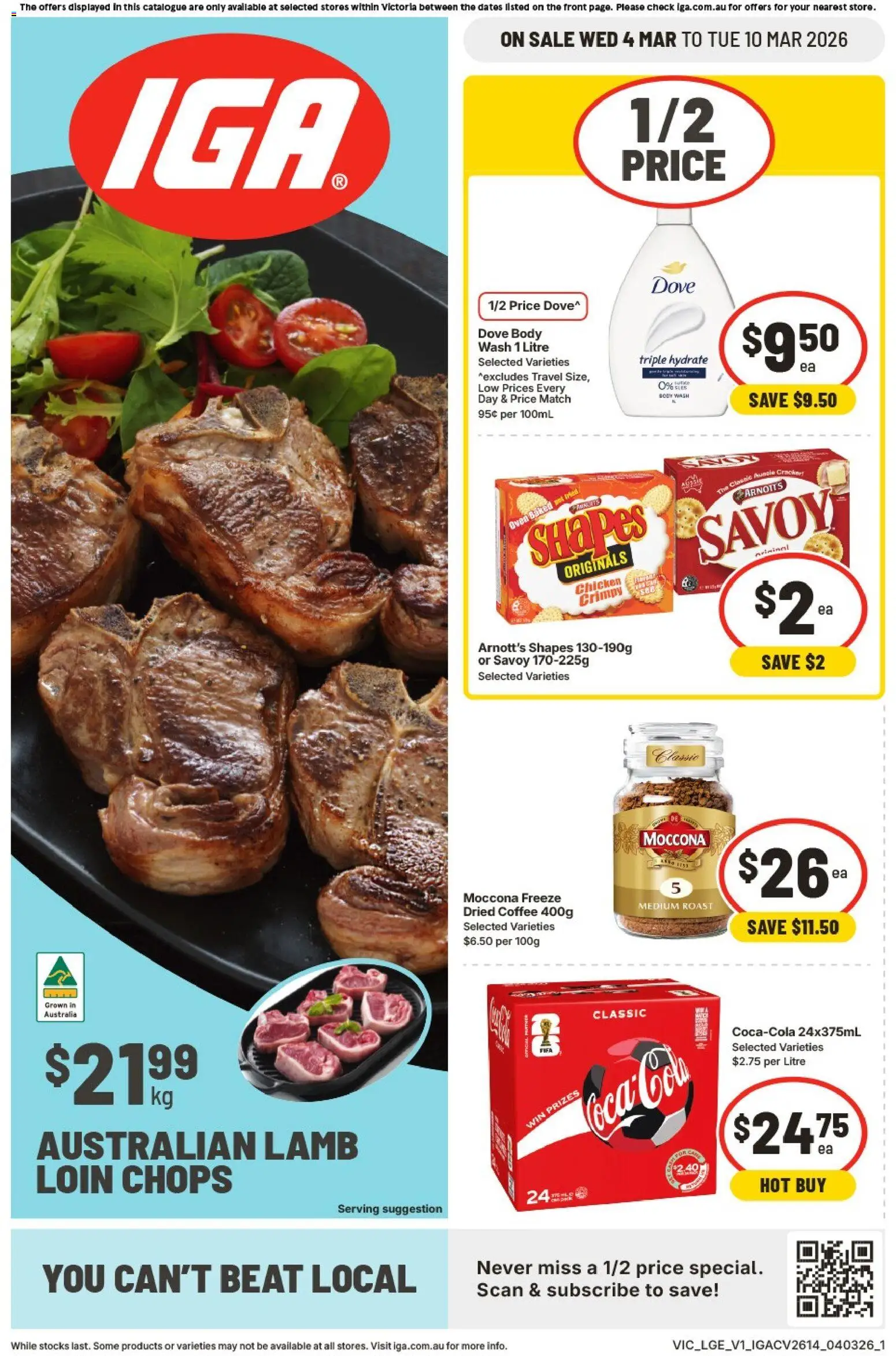 IGA catalogue  - page 1- valid from 04/03/2026