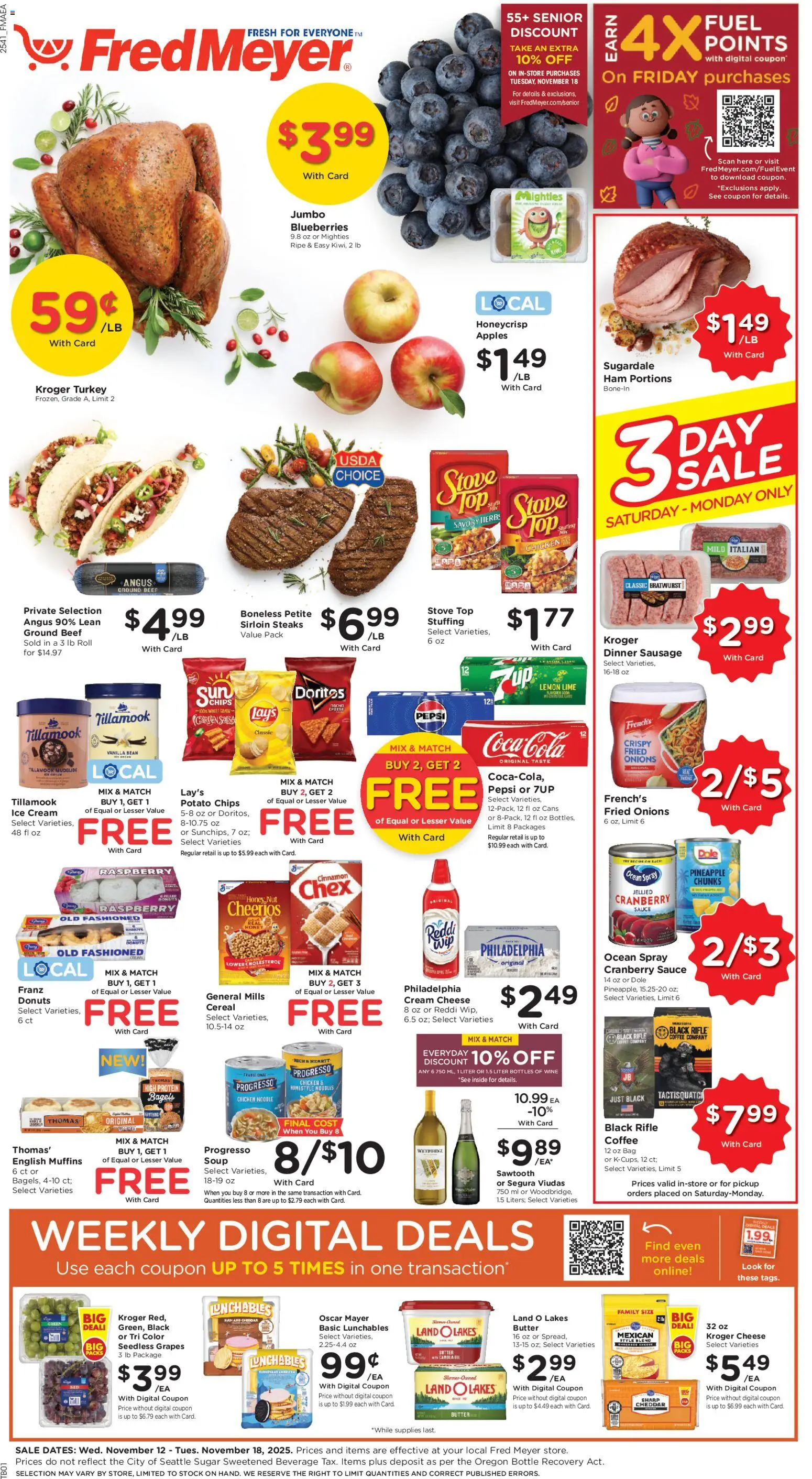 Fred Meyer Black Friday - page 1- valid from 11/12/2025