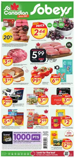 Preview Sobeys weekly flyer / circulaire valid from Jul 17, 2025