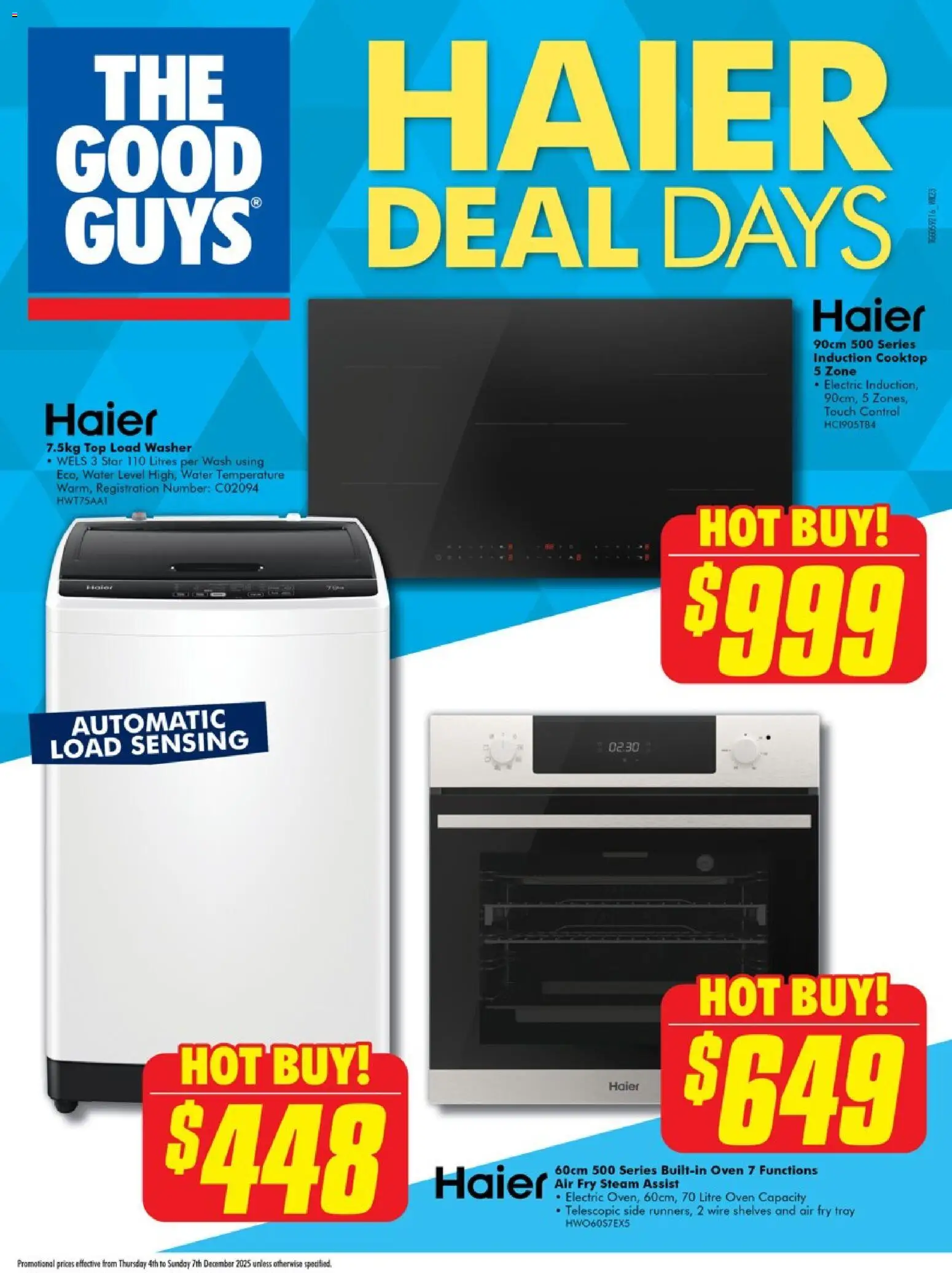 The Good Guys Haier Deal Days - page 1- valid from 03/12/2025