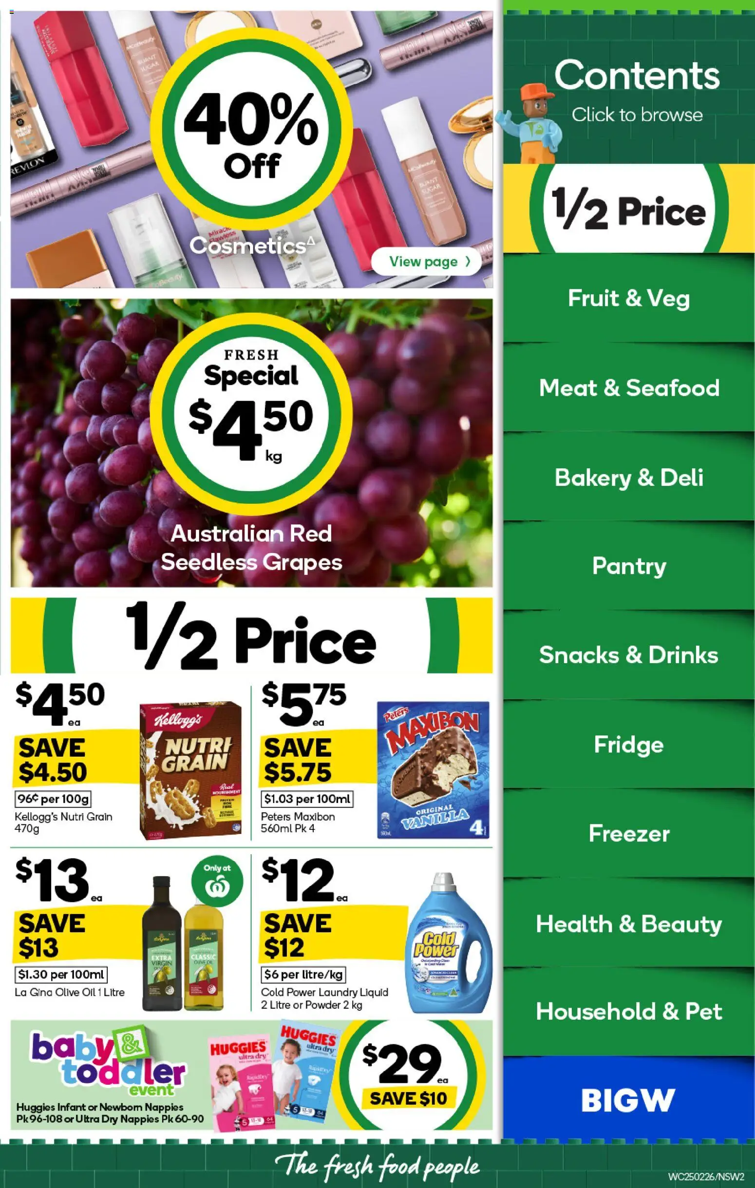 Weekly catalogue Woolworths 25/02 - page 2- valid from 25/02/2026