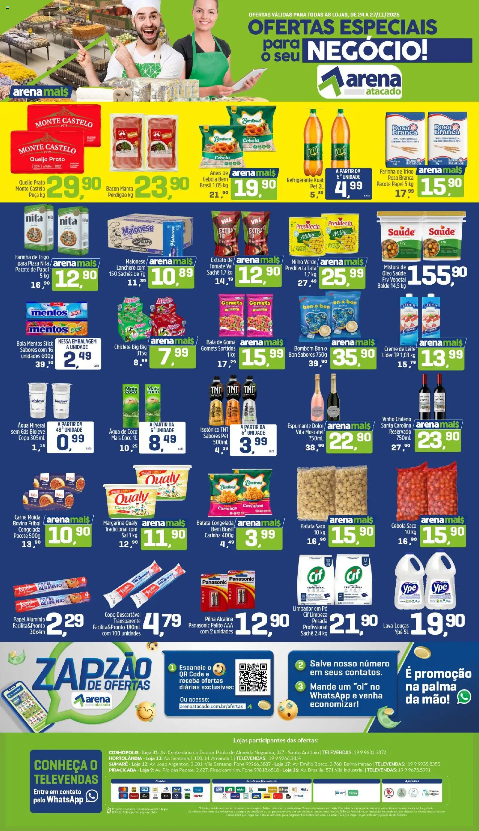 Arena Atacado - Ofertas Especiais - página 1- válido a partir de 24/11/2025
