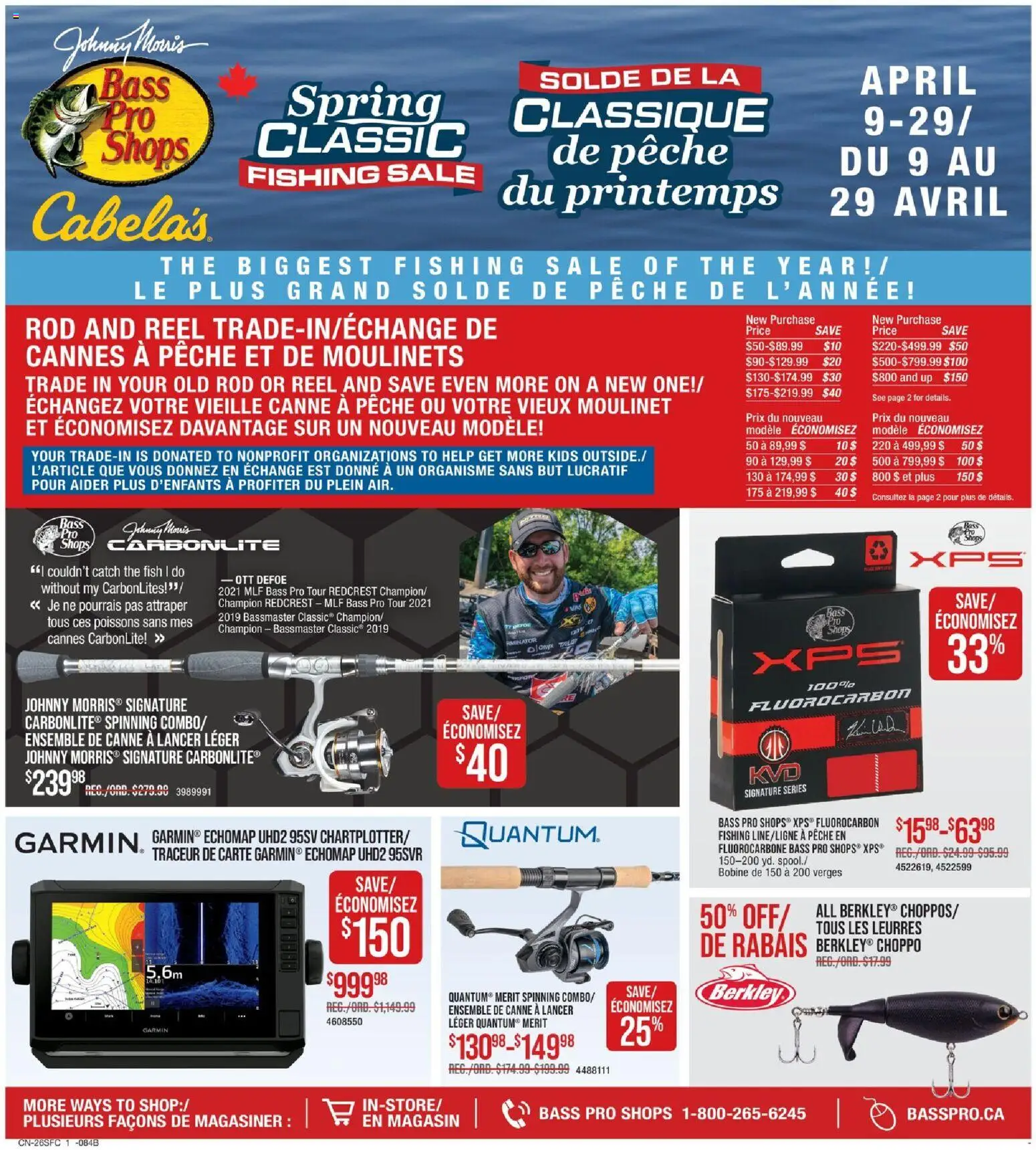 Cabelas weekly flyer / circulaire - page 1- valid from Apr 9, 2026