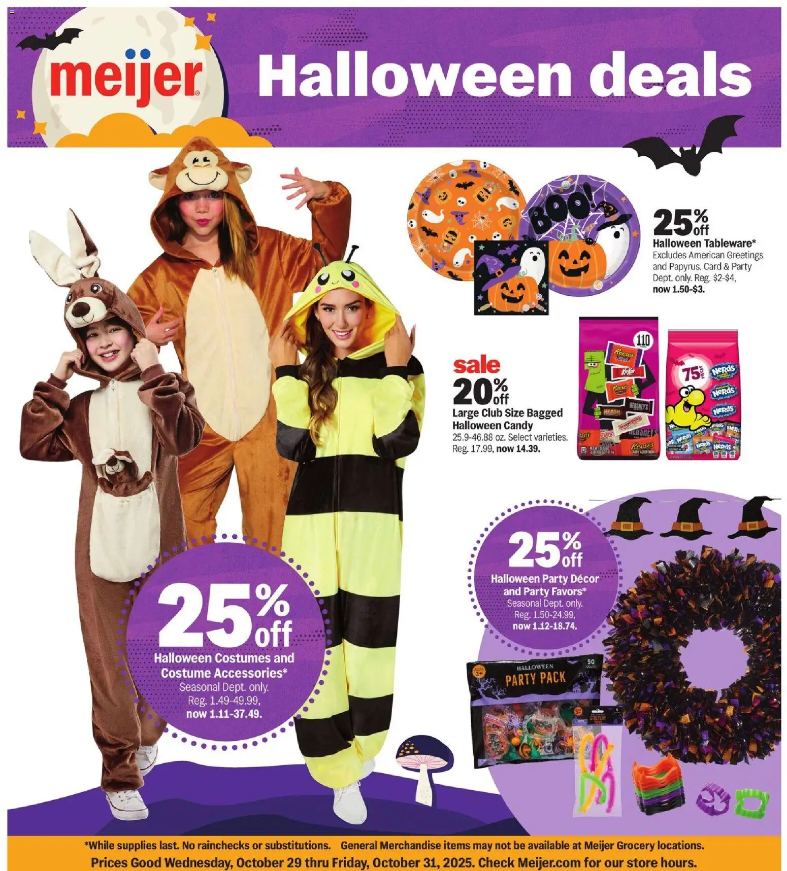 Meijer Halloween deals - page 1- valid from 10/29/2025